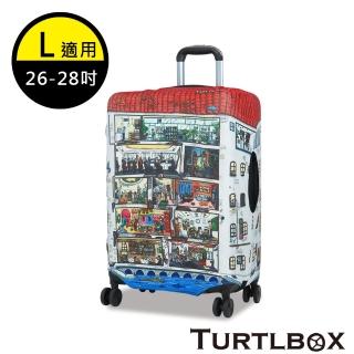 【TURTLBOX 特托堡斯】保護套 託運套 防塵套 防潑水 箱套 托運套 L號(設計師款 任選)