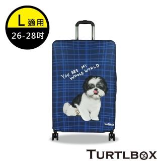 【TURTLBOX 特托堡斯】高質感 行李箱 防刮 托運套 防塵套 託運套 L號(設計師款 任選)