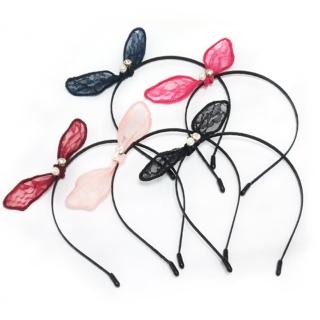 【TDL】兔耳造型兒童髮箍髮飾兔耳髮箍 42-20017