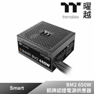 【Thermaltake 曜越】Smart BM2 650W銅牌認證電源供應器(PS-SPD-0650MNFABT-1)