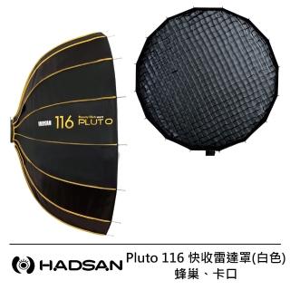 【HADSAN】Pluto 116 快收雷達罩 白色 + 蜂巢 + 卡口