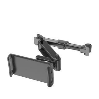 【車內用品】汽車頭枕伸縮手機螢幕支架(手機支架 車用支架 平板支架 伸縮折疊支 汽車後座手機支架)