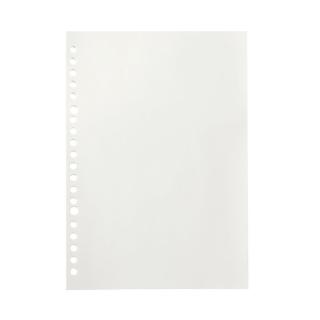 【MUJI 無印良品】自由組合活頁筆記本內頁/20孔.A5.空白