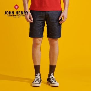 【JOHN HENRY】復古滿版刺繡牛仔短褲