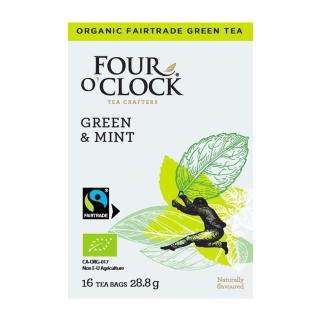 【FOUR O’CLOCK】加拿大有機薄荷綠茶1.8gx16包(共28.8g)