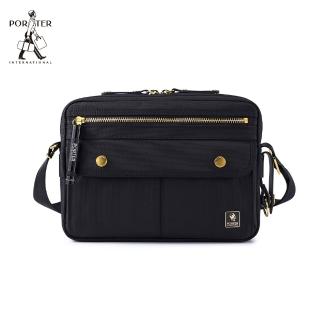 【PORTER INTERNATIONAL】NEW HEAT簡約休閒斜背包(黑)