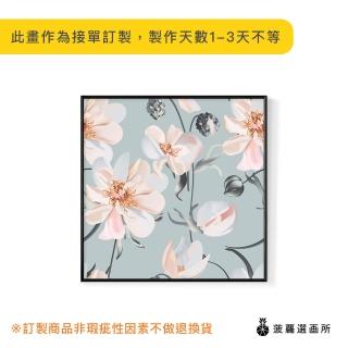 【菠蘿選畫所】春天的祝福-60x60cm(佈置/方形掛畫/家居佈置/花卉/牡丹/溫馨/優雅/春天掛畫/春天佈置)