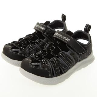 【SKECHERS】男童系列 C-FLEX SANDAL 2.0(400041LBKGY)