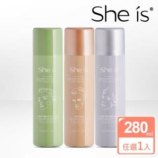 【She is】礦物控油秀髮蓬鬆噴霧280ml-奧德賽/綠野仙蹤/大亨小傳(一噴蓬鬆 油頭掰掰 懶人救星)