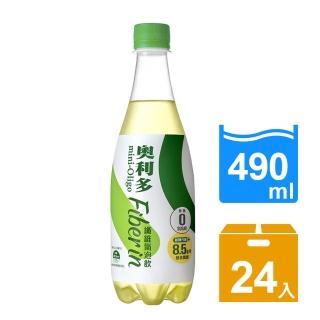 【金車/伯朗】奧利多Fiber in纖維氣泡飲490mlx24入/箱