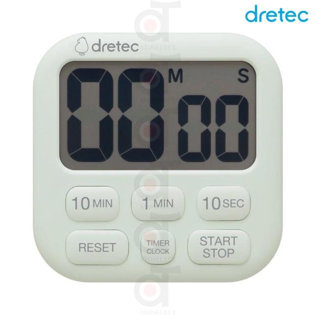 【DRETEC】日本 Dretec 大螢幕時鐘計時器 方型 料理計時(料理計時器 T-592 T-792)