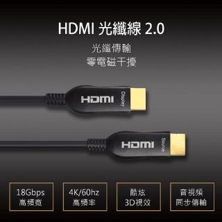 【Active Optica Cable】AOC  4k光纖 2.0版高清支援3D傳輸(25米 HDMI線)