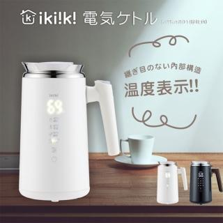 【ikiiki 伊崎】智能溫控快煮壺IK-TK4201(珍珠白)