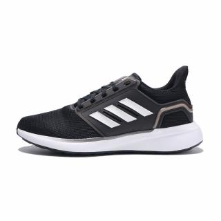 【adidas 愛迪達】EQ19 RUN 男款黑色運動慢跑鞋-NO.H00924