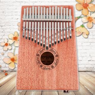 【美佳音樂】Kalimba 卡林巴琴/拇指琴-超值全配．17音EQ桃花芯木單板(贈旅行包/音箱)