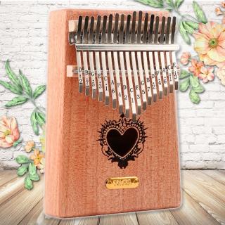【美佳音樂】Kalimba 卡林巴琴/拇指琴-超值全配．17音桃花芯木單板-金標/心苗(贈旅行包)