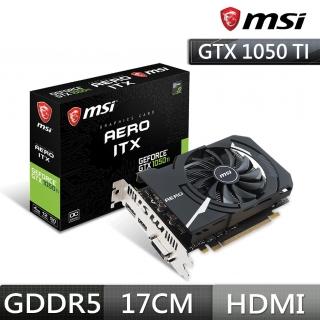 【MSI 微星】GTX1050Ti AERO 4G OCV1 PCI-E 顯示卡