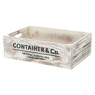 【NITORI 宜得利家居】木製收納盒 SHACK2 寬低型 橫式半格型 WH(收納籃 收納盒 整理盒)