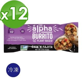 【Alpha】免運 美國 墨西哥雞肉風味捲餅142g x12入(植物蛋白製品 五辛素 素食捲餅 效期20221214)