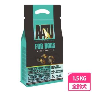 【AATU 奧圖】超級8 嚴選海鮮總匯－低敏無穀挑嘴全齡犬 1.5KG(關節保健專用)
