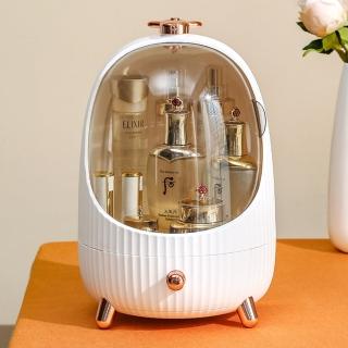 【半島良品】拉門式多功能化妝品收納盒(防塵 防水 收納好物 收納 衛浴收納)