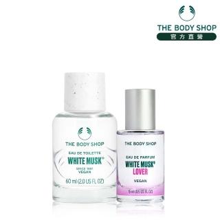 【THE BODY SHOP 美體小舖】白麝香花戀疊香收藏組(白麝香EDT香水60ML+花戀香水15ML)