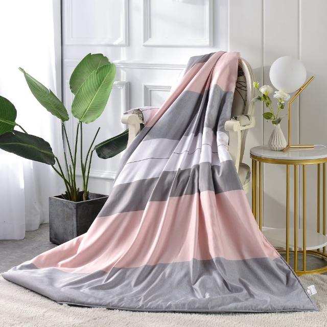 【FOCA】買一送一 石墨烯x天絲涼被150X180cm(加贈同款枕套2入/吸濕排汗/鋪棉涼被)