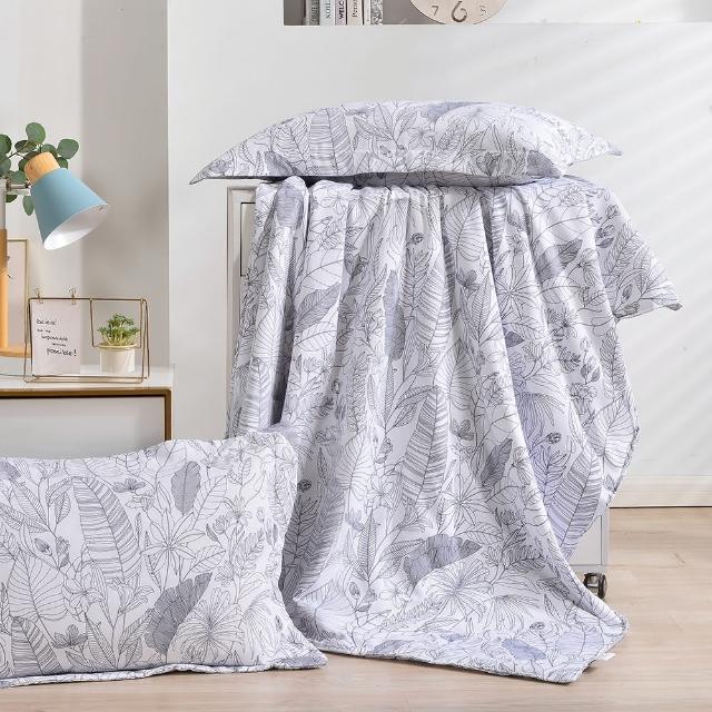 【FOCA】買一送一 石墨烯x天絲涼被150X180cm(加贈同款枕套2入/吸濕排汗/鋪棉涼被)