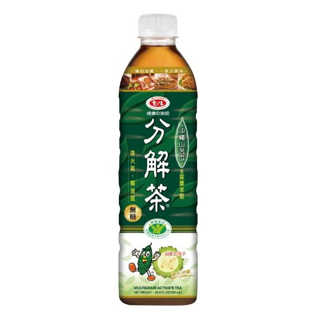 【愛之味】油切分解茶590mlx2箱(共48入/山苦瓜風味)