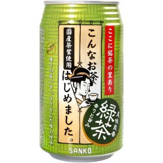 【Sanko】初見綠茶(340ml)