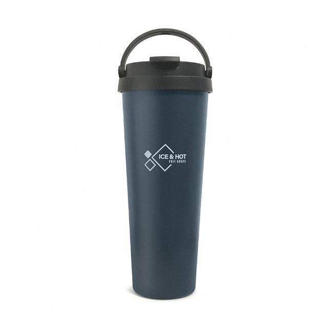 【FUJI-GRACE 日本富士雅麗】陶瓷噴層手提保溫杯700ml(FJ-934)