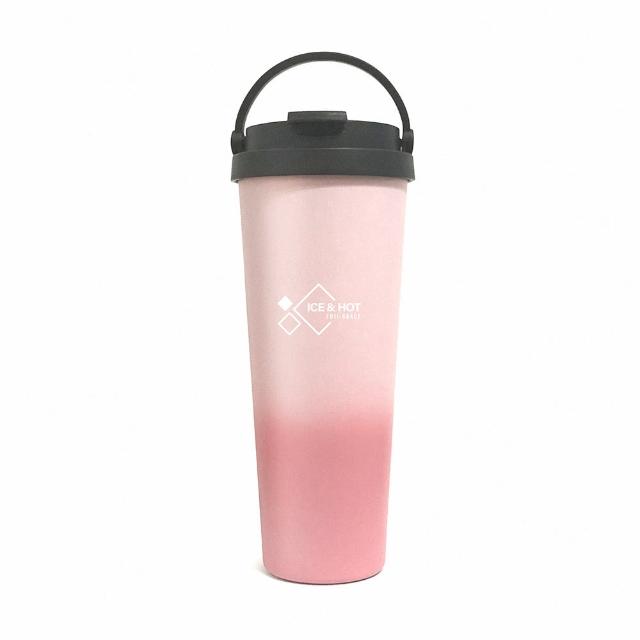 【FUJI-GRACE 日本富士雅麗】陶瓷噴層手提保溫杯700ml(FJ-934)