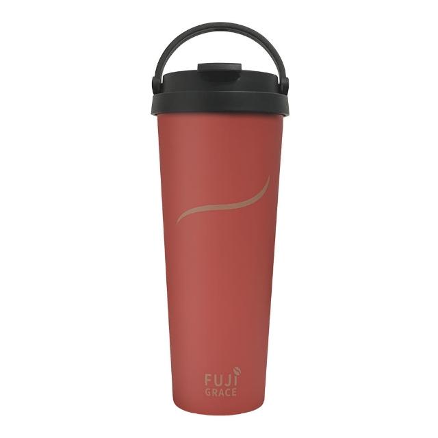 【FUJI-GRACE 日本富士雅麗】陶瓷噴層手提保溫杯700ml(FJ-934)