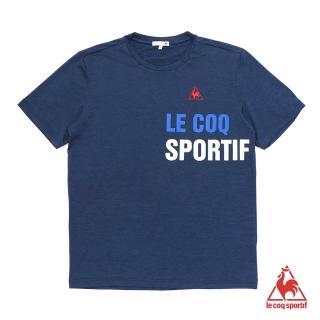 【LE COQ SPORTIF 公雞】短袖T恤 男-藏青-LON2180139