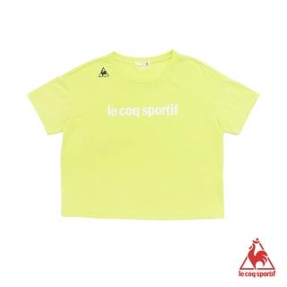 【LE COQ SPORTIF 公雞】短袖T恤 女-雀綠-LON2280342