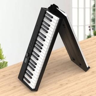【JYCMusic】最新款PJ-88C折疊式數位鋼琴-單機沉穩黑色/可充電/支援藍芽/附贈5大好禮(PJ88C折疊式數位鋼琴)