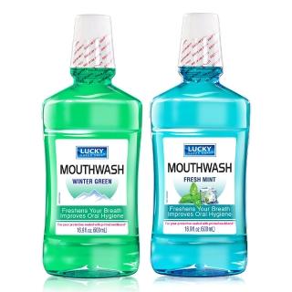 【Lucky Super Soft】無氟漱口水16.9oz/500ml(沁涼冬青/清新薄荷)