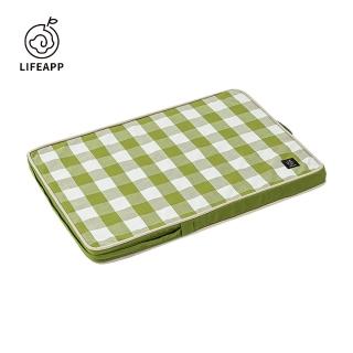 【LIFEAPP 徠芙寶】經典格子睡墊/M(寵物緩壓睡墊、中型犬適用)