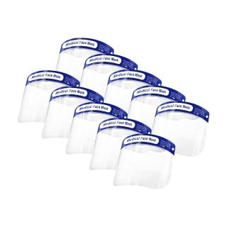 【Nutri Medic】兒童全透明防護隔離舒適面罩*20入(防疫防飛沫噴濺風塵防霧蛾眼屏拋棄式)