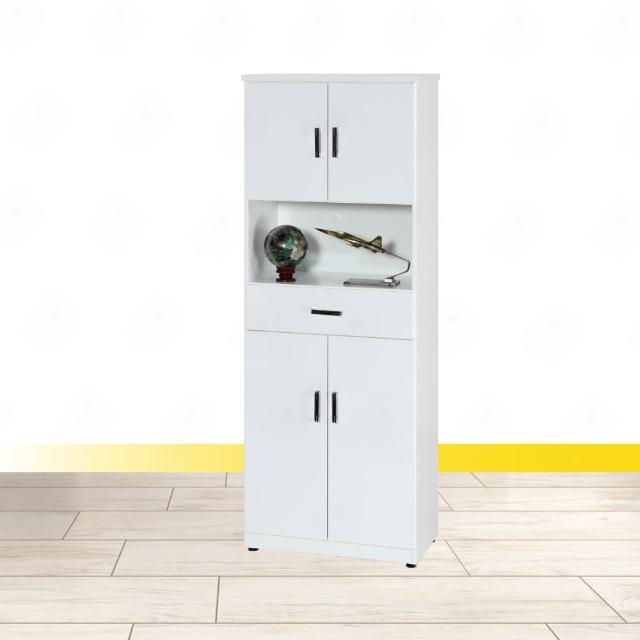 【·Fly· 飛迅家俱】2.1尺1抽4門塑鋼高鞋櫃(門片油壓緩衝)