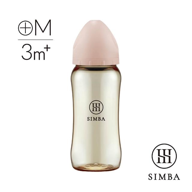 【Simba 小獅王辛巴】蘊蜜鉑金PPSU寬口防脹氣奶瓶360ml(全齡適用/主導式餵奶專用)
