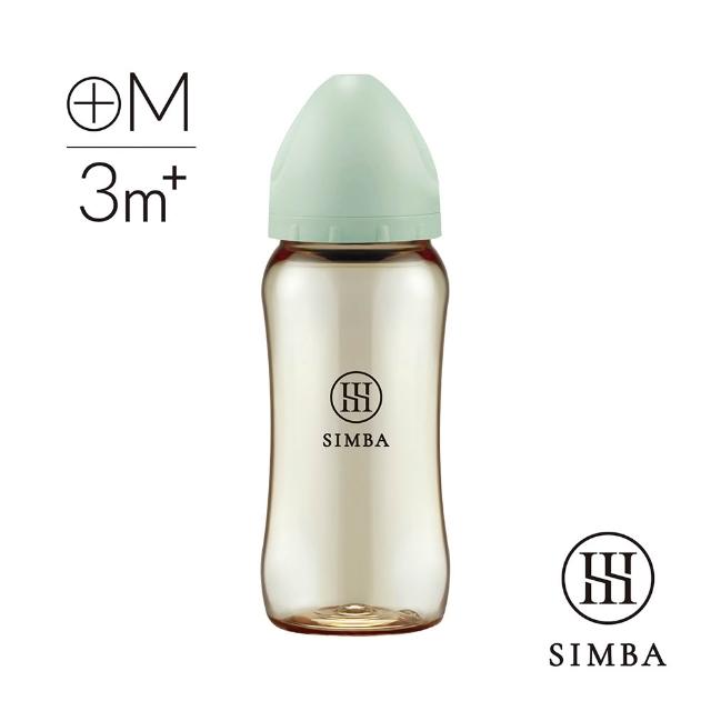 【Simba 小獅王辛巴】蘊蜜鉑金PPSU寬口防脹氣奶瓶360ml(全齡適用/主導式餵奶專用)