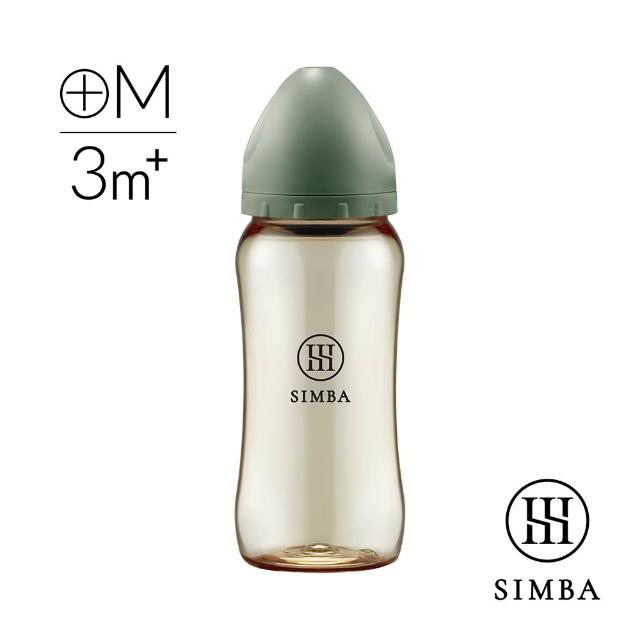 【Simba 小獅王辛巴】蘊蜜鉑金PPSU寬口防脹氣奶瓶360ml(全齡適用/主導式餵奶專用)