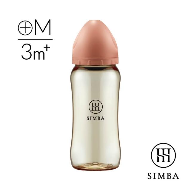 【Simba 小獅王辛巴】蘊蜜鉑金PPSU寬口防脹氣奶瓶360ml(全齡適用/主導式餵奶專用)