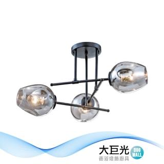 【大巨光】現代風E27*3 半吸頂燈_中(LW-10-1934)