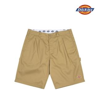 【Dickies】男款卡其色斜紋短褲｜DK008793KHK