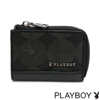 【PLAYBOY】零錢包  League系列(黑色)