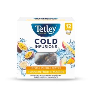 【Tetley泰特利】百香芒果冷泡茶2.25gx12入x盒(水果茶)