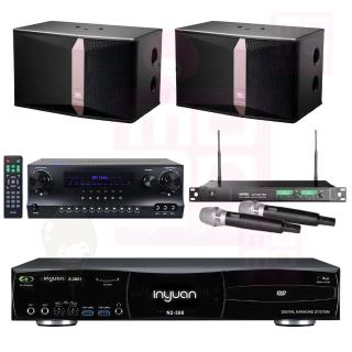 【音圓】點歌機4TB+擴大機+無線麥克風+喇叭(S-2001 N2-350+DW1+ACT-869PRO+JBL Ki512)