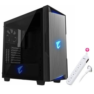 【延長線組】GIGABYTE 技嘉 AORUS C300 GLASS 機殼+1開6插安全延長線